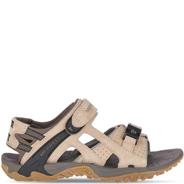 MERRELL MENS OUTDOOR STRAP SANDAL - TAUPE